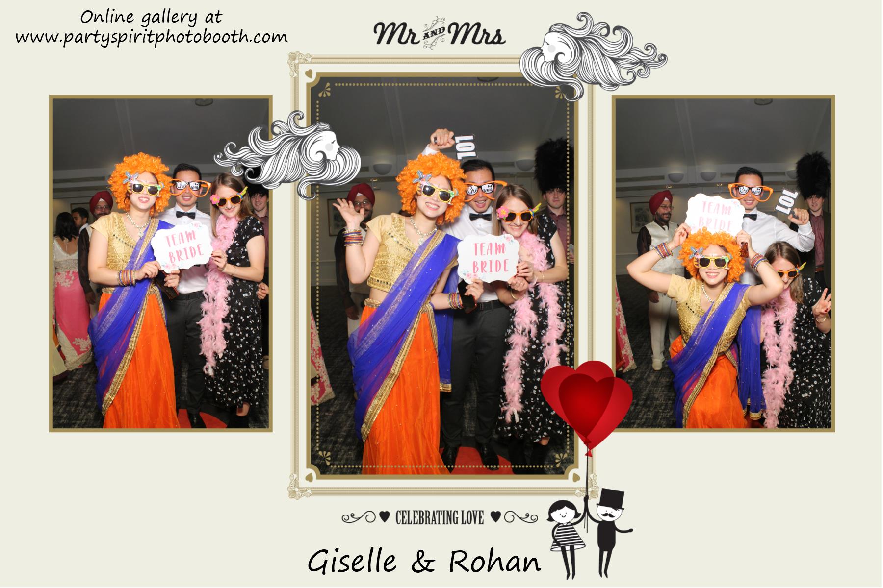 Giselle and Rohan's Wedding | View more photos from the event at gallery.partyspiritphotobooth.com/u/PartySpiritPhotoBooth/Giselle-and-Rohans-Wedding